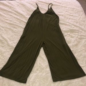 Olive green jumpsuit